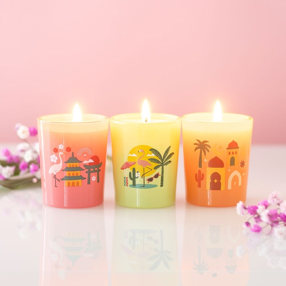 Something Different - Scents Around the World Trio Bougie Parfumée - Multicolore